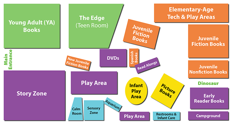 Kids Library Map