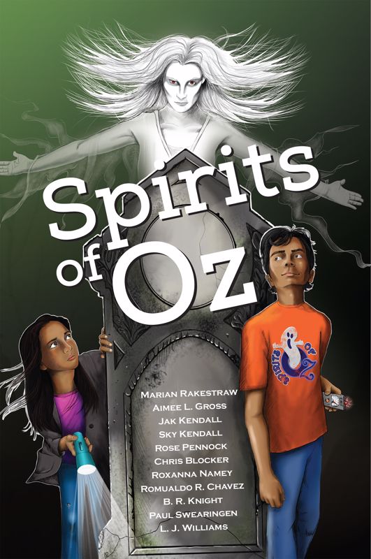 Spirits of Oz - Cover art by Michael John Perkins